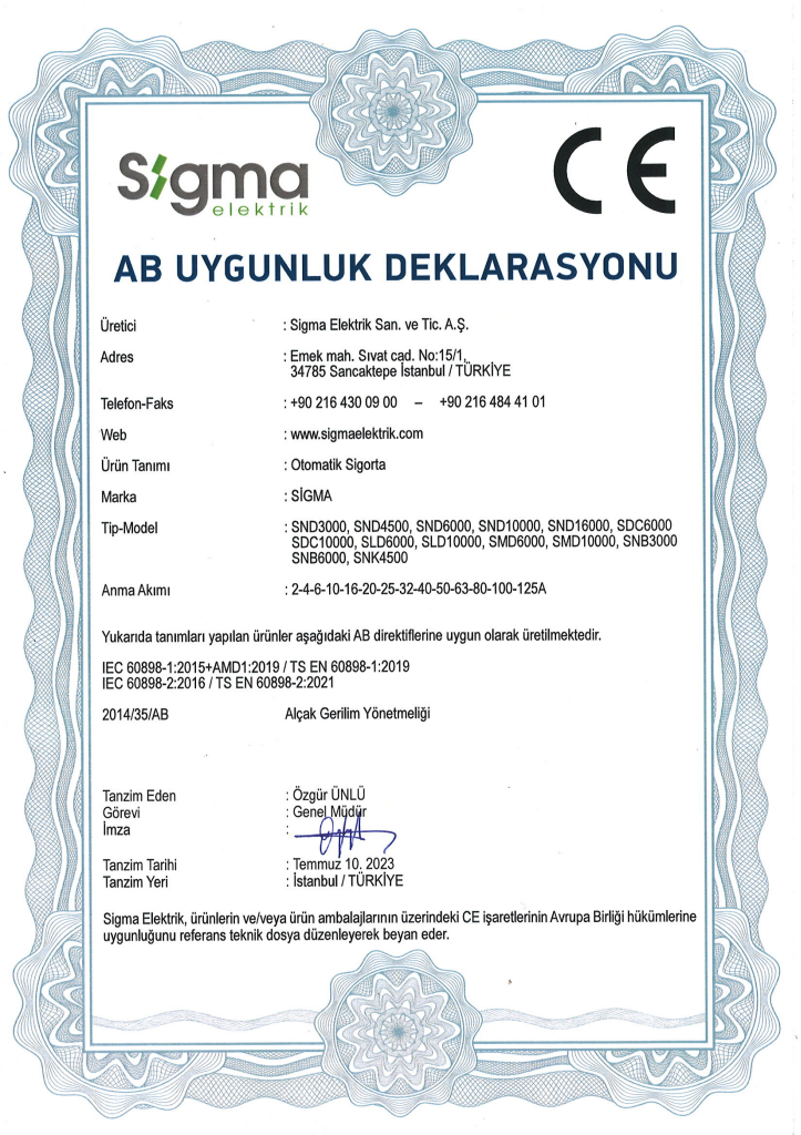 Otomatik Sigorta